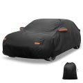 Car Cover Outdoor Waterproof Sun Rain Snow Hail Protection With Left Side Door Zipper 210d-pu For Kia Forte Sedan 