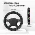 Metastatic Breast Cancer Awareness Steering Wheel Cover Protector Elastic Neoprene Car Wrap Accessories Vehicle Auto Trucker