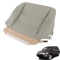 Seat Cover Passenger Bottom Gray Leather Replacement For 2007-2012 Acura 