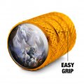 White And Black Horses Valve Stem Caps For Tire Rim Wheel Aluminum Yellow