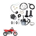 Pz19 Carburetor Kit With Filter Throttle Handle Grips Cable For Honda Crf50 Xl70 50cc 70cc 90cc 110cc 125cc Tao Gk110 4 Stroke 