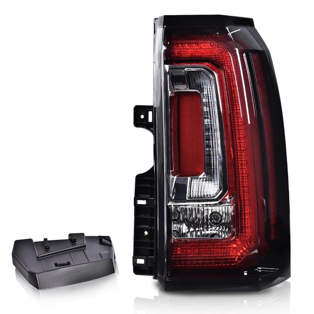 Led Bar Tail Light Assembly For Gmc Yukon And Xl 2015 To 2020 Passenger Side Rear Right Brake Lamp Fits Denali Sle Slt Clear