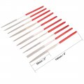 Uxcell Mini Diamond Needles File Set 10pcs 3mm X 140mm 150 Grit For Metal Glass Wood Stone Grinding Polishing Engraving