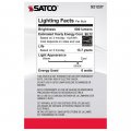 Satco 6pk 6w G25 Globe Filament Led 5000k Medium Base Dimmable 60w Equiv