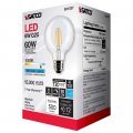 Satco 6pk 6w G25 Globe Filament Led 5000k Medium Base Dimmable 60w Equiv