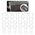 36pcs 80001 Transmission Cooler Line Retainer Clips 5 8 In 1 2 8 Oil 3 Different Sizes Metal Automotive Accessories 