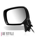 Su1320128 Factory Style Driver Left Side Mirror Manual Folding Power Adjust Compatible With Subaru Impreza 12-14 Paint To Match