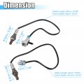 X Autohaux 4pcs Oxygen Sensor Wire Upstream Downstream Air Fuel Ratio O2 213-4229 234-4668 For Cadillac Escalade Chevrolet