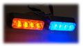 Exh04 Master And Slave Geen White Led Strobe Light Kit Grille Lights 