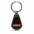 Ipick Image Compatible With Hemi 5 7 Liter Real Black Carbon Fiber Gunmetal Metal Teardrop Key Chain