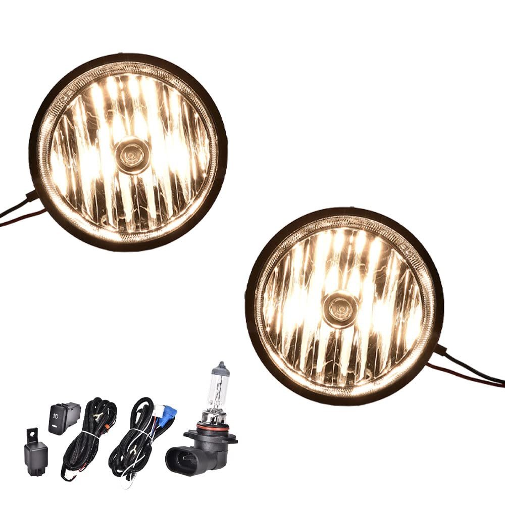 Front Bumper Fog Lights Assembly For Toyota Tacoma Solara Sequoia Tundra 2004-2015 Smoke Lens Left And Right