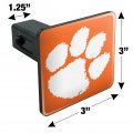 Clemson University Primary Logo Tow Trailer Hitch Cover Plug Insert 1 4 Inch 25