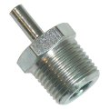 1969 To 1972 Pontiac Gto Intake Manifold Air Cleaner Hose Vacuum Fitting Inl10651 Silver Zinc Plated Reproduction 1 Piece 