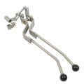 Labwork Stainless Steel Twin-stick Shifter Replacement For Gm Np205 Transfer Case
