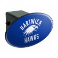 Hartwick College Hawks Logo Oval Tow Hitch Cover Trailer Plug Insert 2