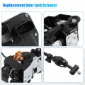 X Autohaux Rear Left Side Door Lock Actuator Motor For Hummer H2 2008-2009 25876579 20785785 25840363