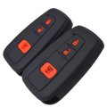 Silicone Key Fob Cover For Toyota 4runner Corolla Rav4 Highlander Prius Prime 8990h-35010 3 Buttons Remote 