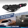 Front Bumper Retainer Bracket Driver Passenger Side For Lx Rx350 Rx450h 2016-2022 Fit Rx450hl Rx350l 2018-2022 525350e070