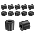 12pcs Rubber Spacers 25mm Od 10mm Id 22mm Height Round Anti Vibration Spacer Bushing Grommets Thick Washers For Home Car 