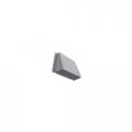 8 White Plastic Wall Vent 