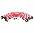 Motoku Red 90a Boots -8 65mm Spark Plug Ignition Wires Harness Kit For Chevrolet Sbc 350 383 400