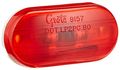 Grote 45262 Two-bulb Oval Pigtail-type Clearance Marker Light Optic Lens 