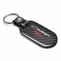 Ipick Image Made For Dodge Challenger R T Classic 100 Real Black Carbon Fiber Tag Style Key Chain