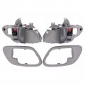 Gray Grey Inner Inside Interior Door Handle W Bezel Kit For Chevrolet Gmc C1500 C2500 C3500 K1500 K2500 K3500 Suburban 