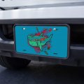 Graphics More Shark Shipwreck With Debris Harpoon And Anchor Novelty Metal Vanity Tag License Plate