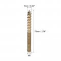 Uxcell M6x70mm Hanger Bolts 24pcs Double Ended Thread Dowel Screws For Wood Furniture Connecting