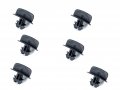 Rukse Kit Of 6 Plastic Air Dam Retainer Clip For Grand Cherokee 2005-2012 And Commander 2008-2010 