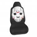 Ousika Horror Skull Car Seat Covers 1 Pcs Washable Soft Front Protector Auto Accessories Fit Most Cars Sedan Suv Van