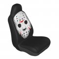 Ousika Horror Skull Car Seat Covers 1 Pcs Washable Soft Front Protector Auto Accessories Fit Most Cars Sedan Suv Van