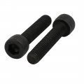 Uxcell 5pcs M6x30mm 12 9 Grade Hex Socket Cap Left Hand Thread Screw Bolt Black