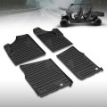 Tpe Front Floor Mat Pad Liners For Can Am Defender Max Hd7 Hd8 Hd9 Hd10 2016 2025 All Weather Protection 1st Row Cargo Mats 4