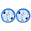 Ocpty 19 Pack Blue T5 Led Light Bulb T10 194 Bright Instrument Panel Gauge Cluster Dashboard Bulbs With Twist Lock Socket