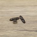 36pcs Antique Bronze Hasp Latches Mini Hinges With Screws Cabinet Latch Hasps Decorative Accessories For Jewelry Box Gift Doll 