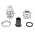 Uxcell Cable Gland Pg9 Stainless Steel Waterproof Glands Joints Adjustable Connector For 4mm-8mm Dia Pack Of 3