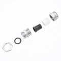 Uxcell Cable Gland Pg9 Stainless Steel Waterproof Glands Joints Adjustable Connector For 4mm-8mm Dia Pack Of 3
