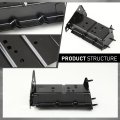 Front Bumper Brackets Left Right Steel For Nsan Sentra 2013-2019 Submodel S Sr Sl Sv Fe S Sv Black Ni1067143 Ni1066143