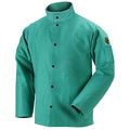 Black Stallion F9-30c 30 9oz Green Fr Cotton Welding Jacket 6x-larg 