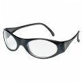 Frostbite Plus Safety Glasses Anti-scratch Clear Lens Black Nylon Frame Polycarbonate Fb110 Pack Of 12 