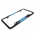 Ipick Image For Honda Civic Si Blue Racing Stripe Black Real Carbon Fiber 50 States License Plate Frame