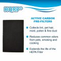 Hqrp 4-pack Carbon Filter C For Holmes Hapf60 Hap726 Hap750 Hap756 Hap759 Hap715 Hap725 Hap1200 Hap1201 Hap1625 Hap1650 Hap1702