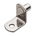 L-shaped Shelf Suport Nickel Plated 5mm 1000pcs With Hole For Screw Or Glass Insert 