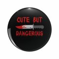 1080 Graphics Cute But Dangerous Bloody Knife Key Chain Double Sided Stainless Steel Keychain 