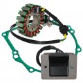 Stator Coil Regulator Rectifier Gasket Set Compatible With For Suzuki Gsx1300r Gs Hayabusa 1300rz Gsx1300 1300 1999-2007 Oem