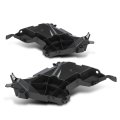 Front Bumper Mounting Support Bracket Retainer Guide For Audi A7 S7 2012 2018 Pair Black 4g8-807-284-c 4g8807284c 4g8-807-283-c 
