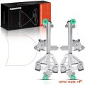 Power Window Regulator With Motor For Cadillac Cts 2003-2007 Sedan Rear Driver And Passenger Side 2-pc Set
