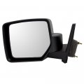 Driver Manual Side View Mirror Textured Black For 2007-2017 Patriot 5155457ah 